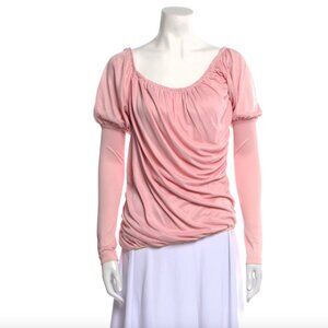 D&G Pink Vintage Long Sleeve Blouse